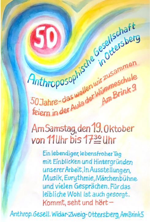 Feier zum 50-jährigen Bestehen des Zweiges der Anthroposophischen Gesellschaft in Otterberg